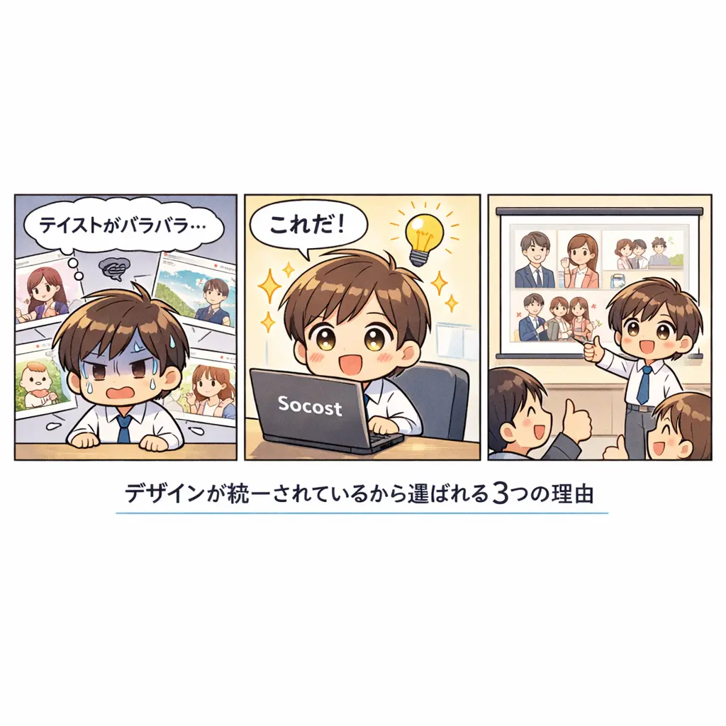 ソコストが選ばれる3つの理由 - ソコスト