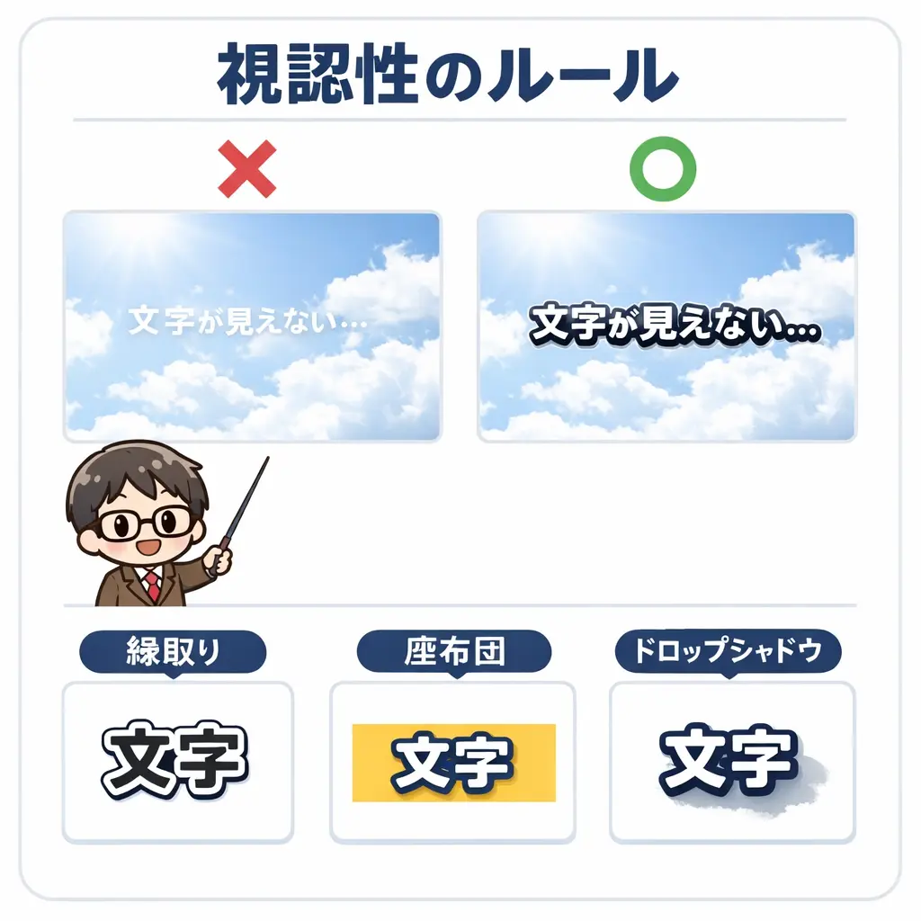 テロップデザインの基本原則を理解する - テロップ デザイン